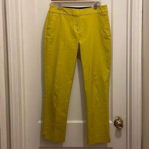 Boden 8R ankle length crop  Richmond pants - like new condition - chartreuse